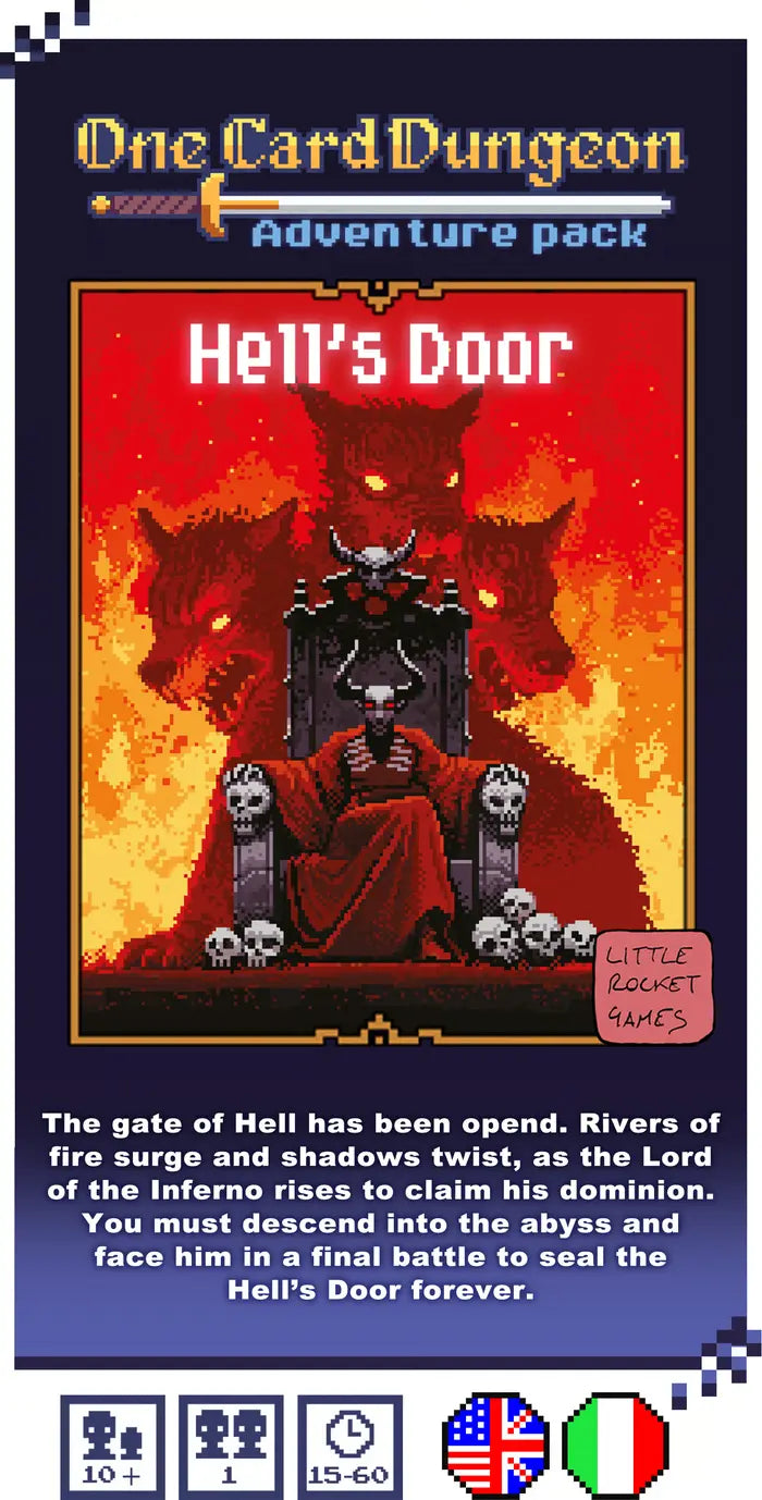 One Card DuOne Card Dungeon Hell's Door Kickstarter: Anteprima Print & Playngeon Hell's Door Kickstarter: Anteprima Print & Play