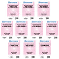 10 Pack Bustine Sapphire 70×120 mm – Rosa