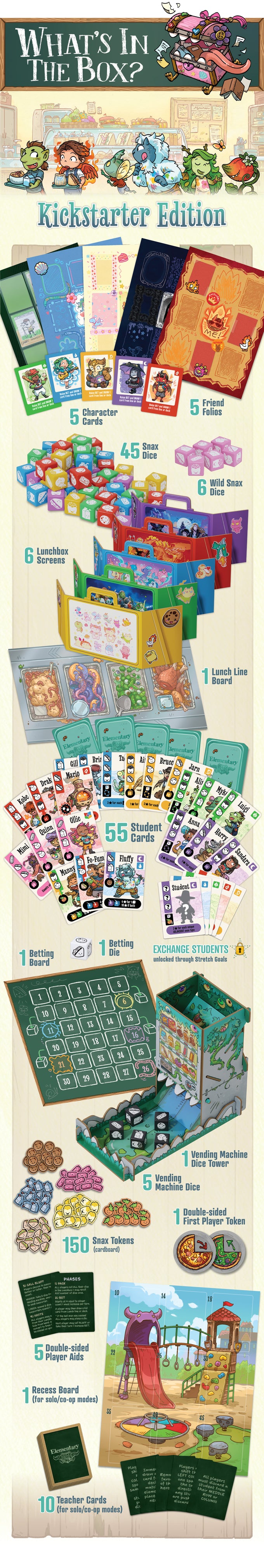 Elementary - Sack Lunch Con Stretch Goals
