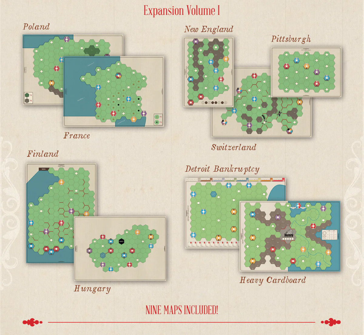 Age of Steam Deluxe - Expansion Volume I