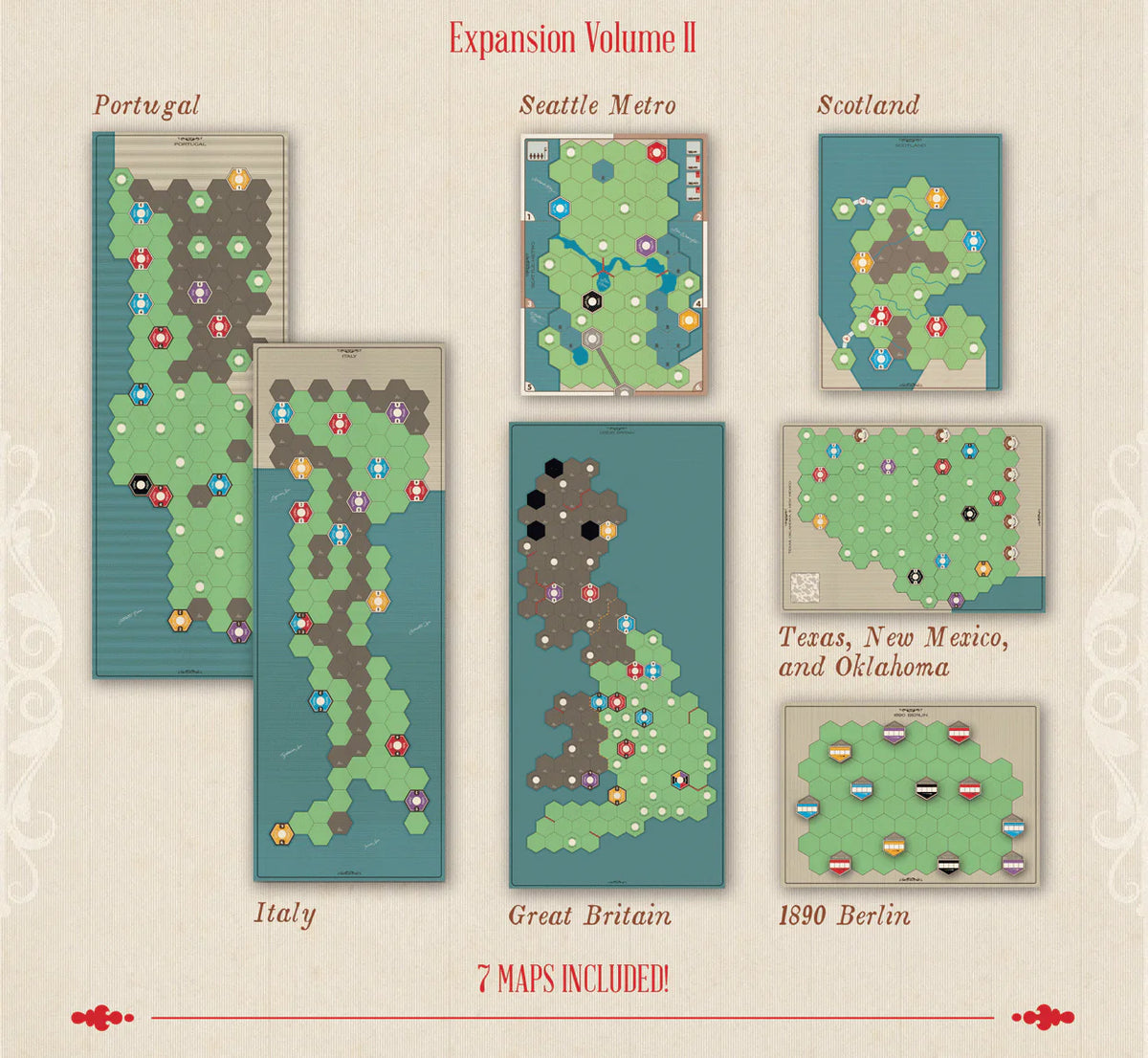 Age of Steam Deluxe - Expansion Volume II