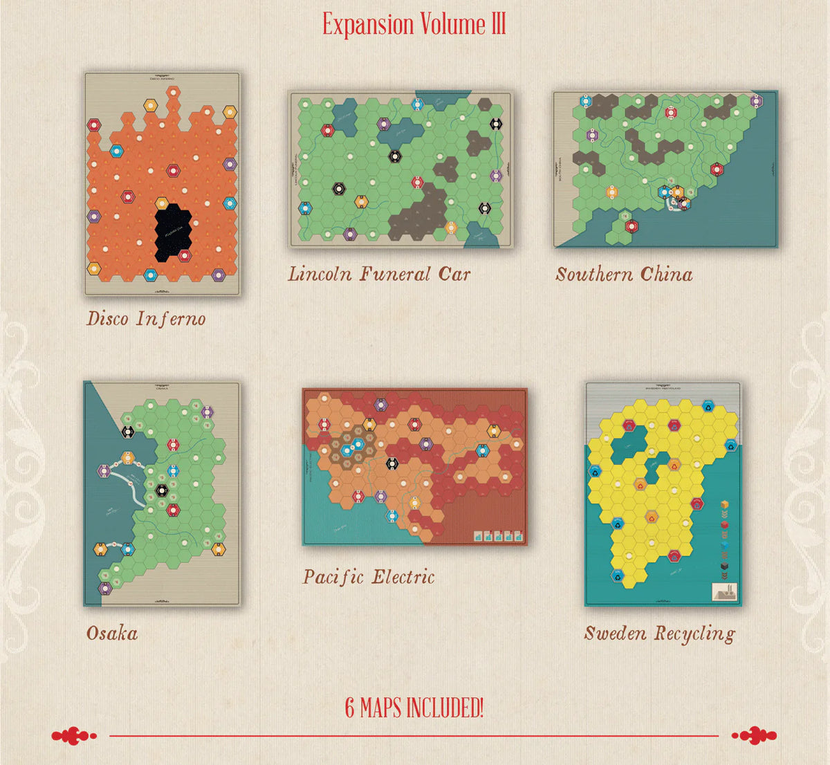Age of Steam Deluxe - Expansion Volume III