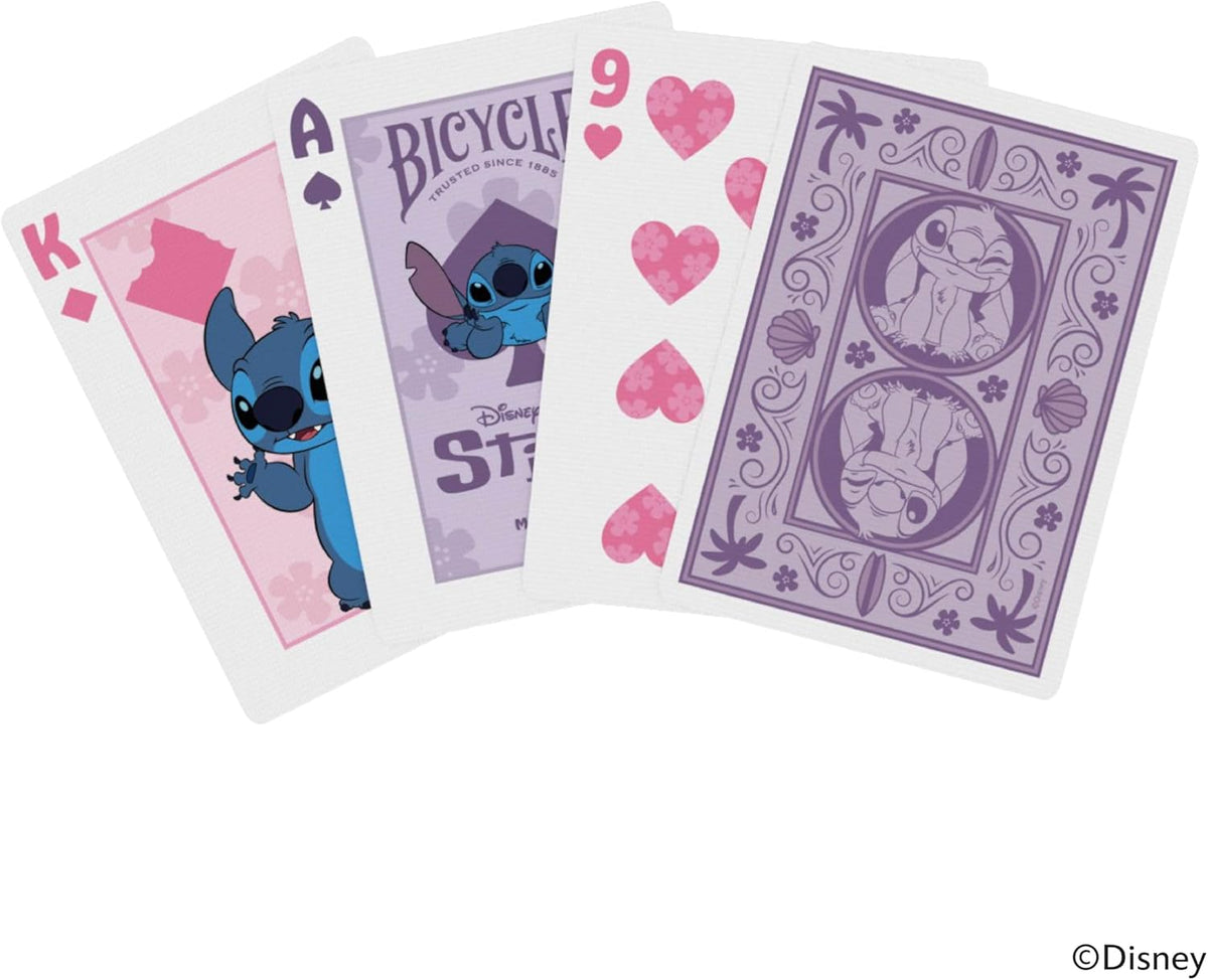 Bicycle Playing Cards Disney Stitch Purple