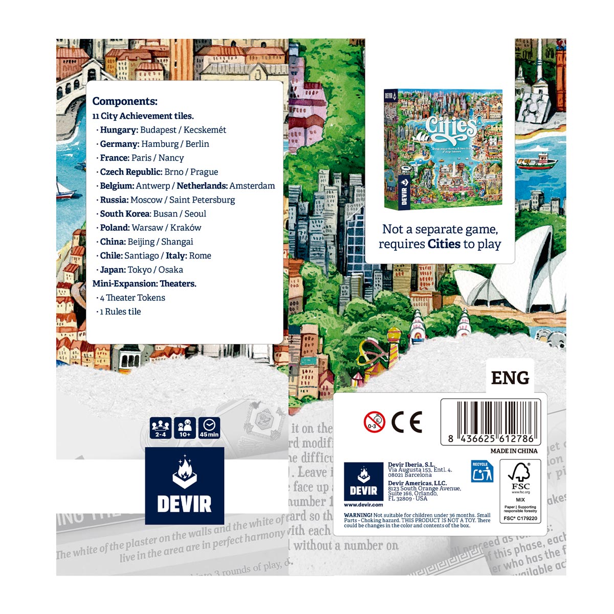 Cities - City Achievements and Theaters