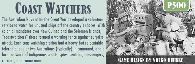 Coast Watchers - Allied Field Intelligence in the South Pacific, 1942-1943