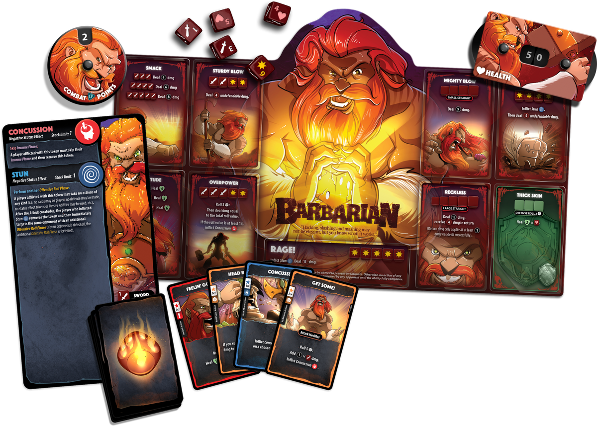 Dice Throne Hero Pack Barbarian