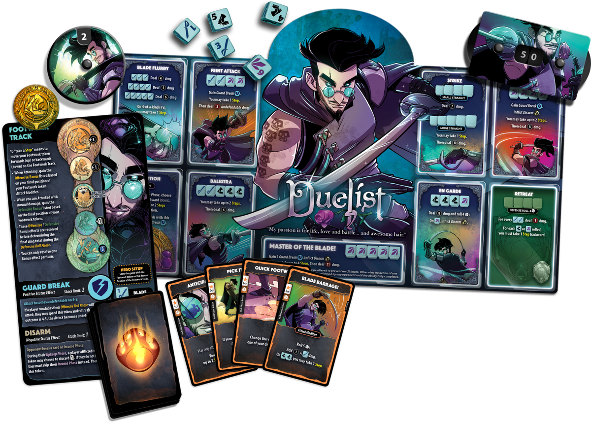 Dice Throne Hero Pack Duelist
