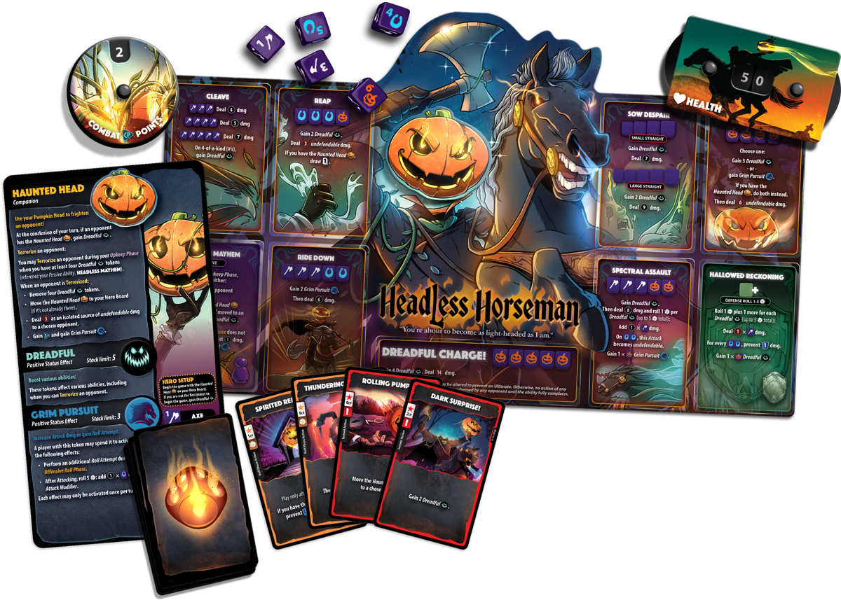 Dice Throne Hero Pack Headless Horseman