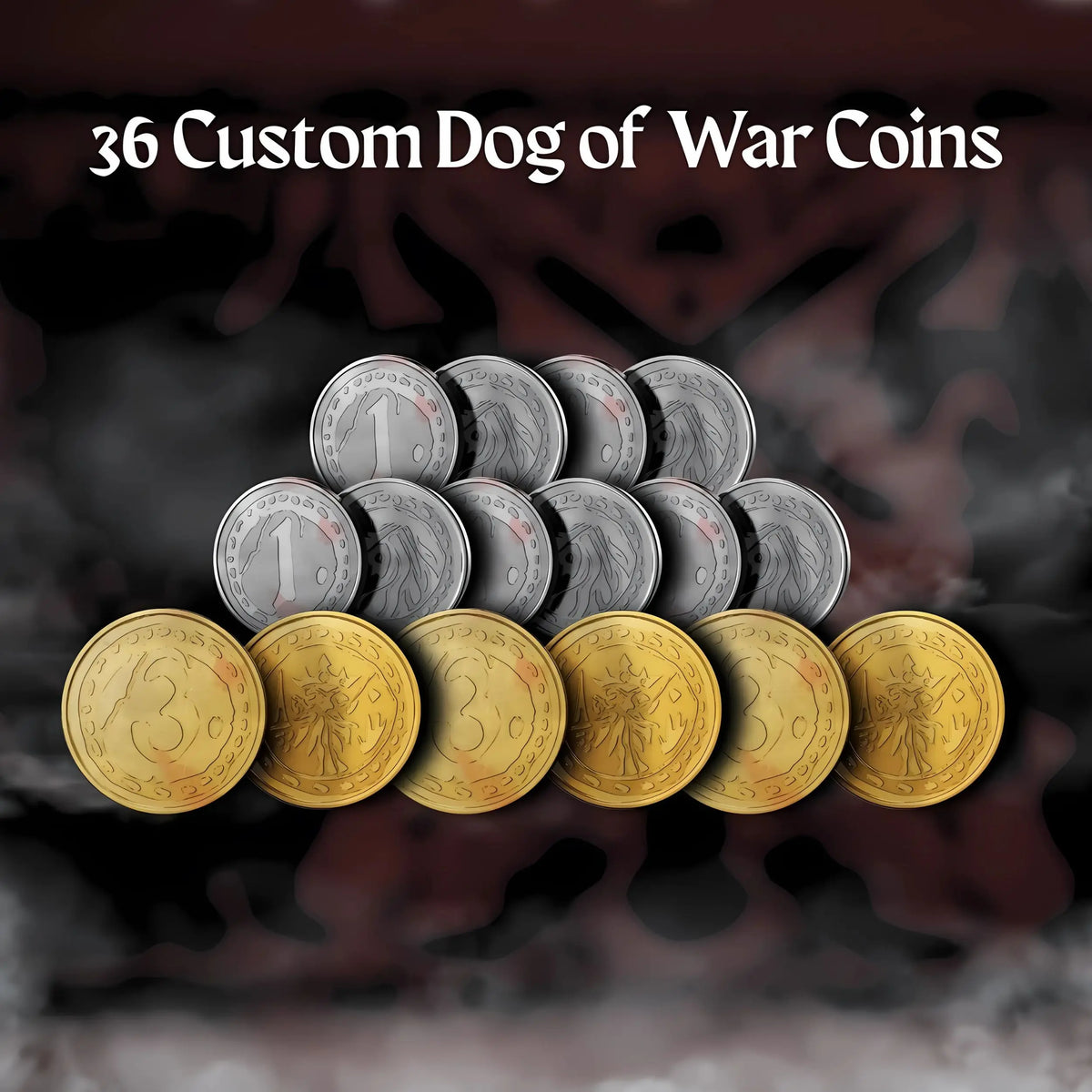 Dogs of War Deluxe Custom Metal Coins
