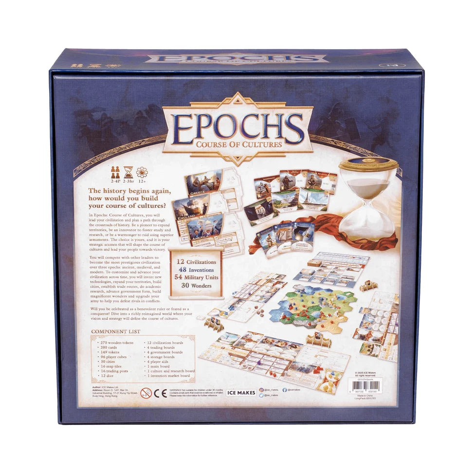 Epochs - Course of Cultures - Con Stretch Goals