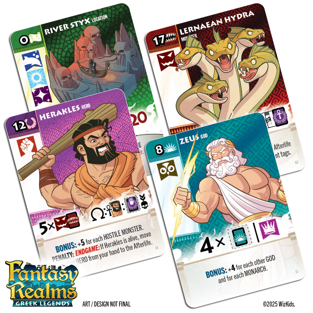 Fantasy Realms: Greek Legends + Promo Card