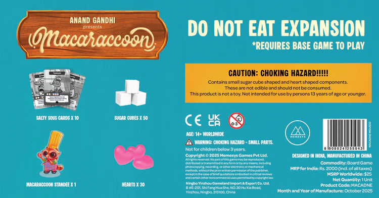 Macaraccoon Do Not Eat