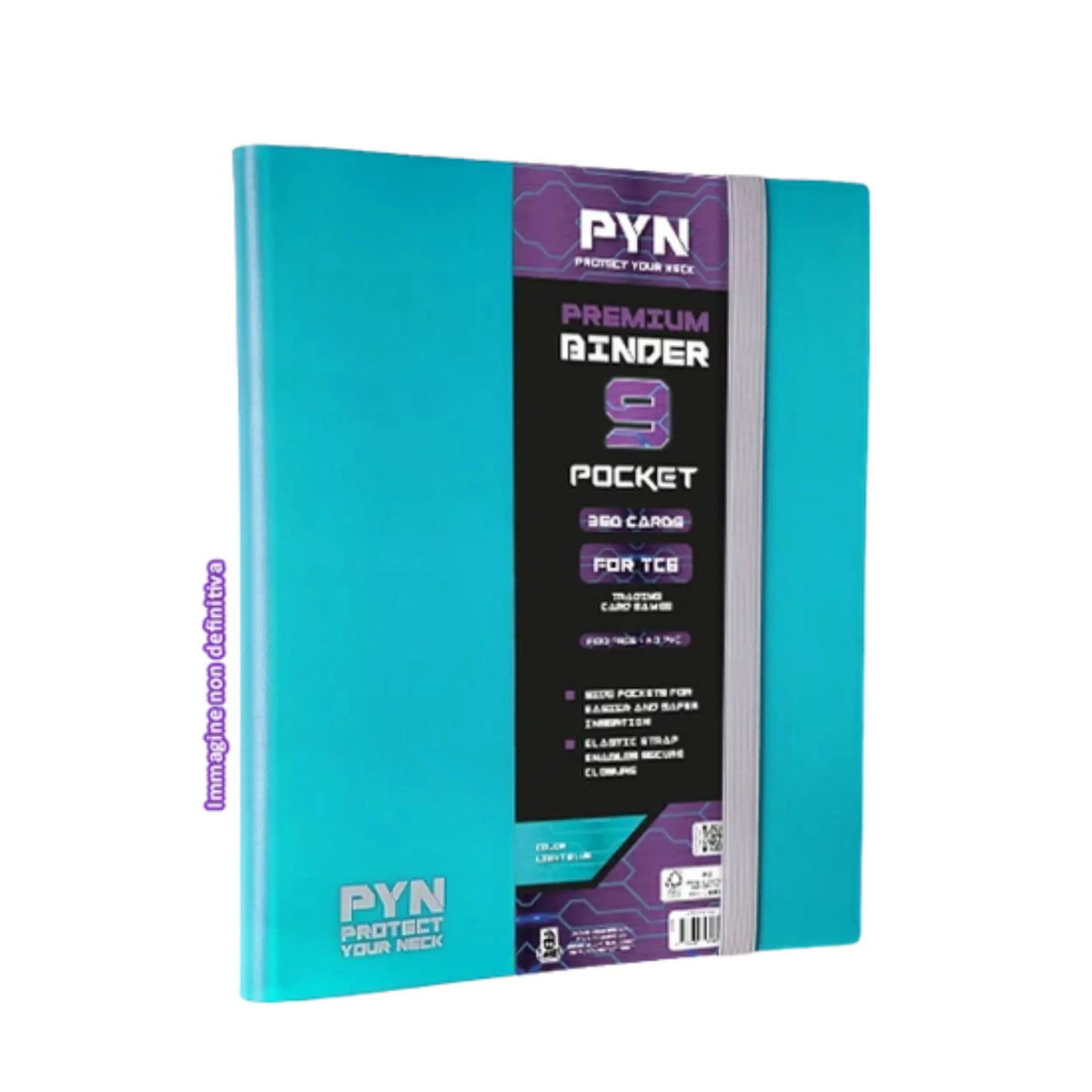 PYN - Premium Binder 9 Pocket - Azzurro