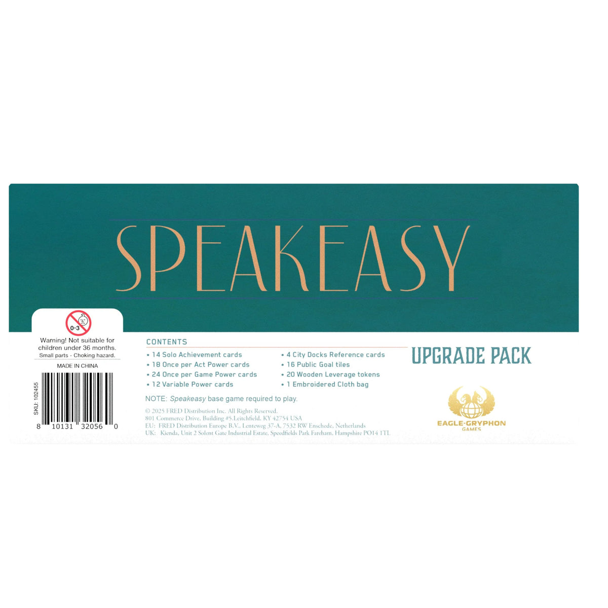 Speakeasy: Upgrade Pack