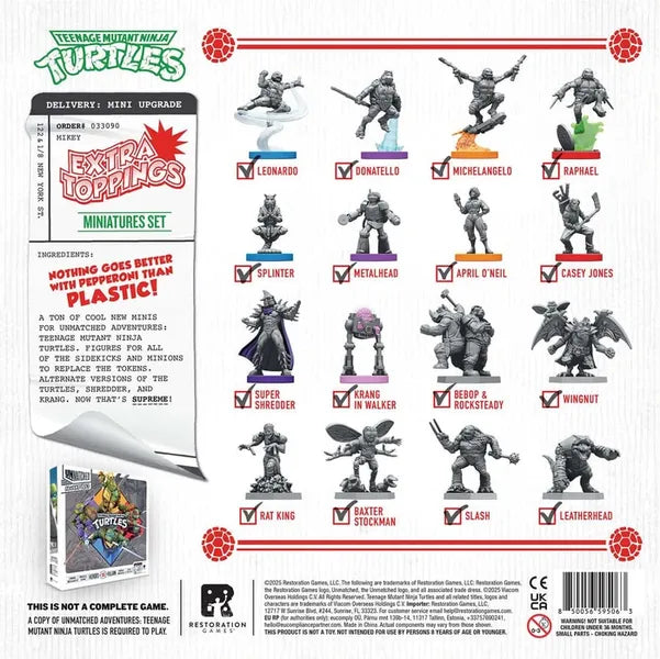 Unmatched Adventures - Teenage Mutant Ninja Turtles – Extra Toppings