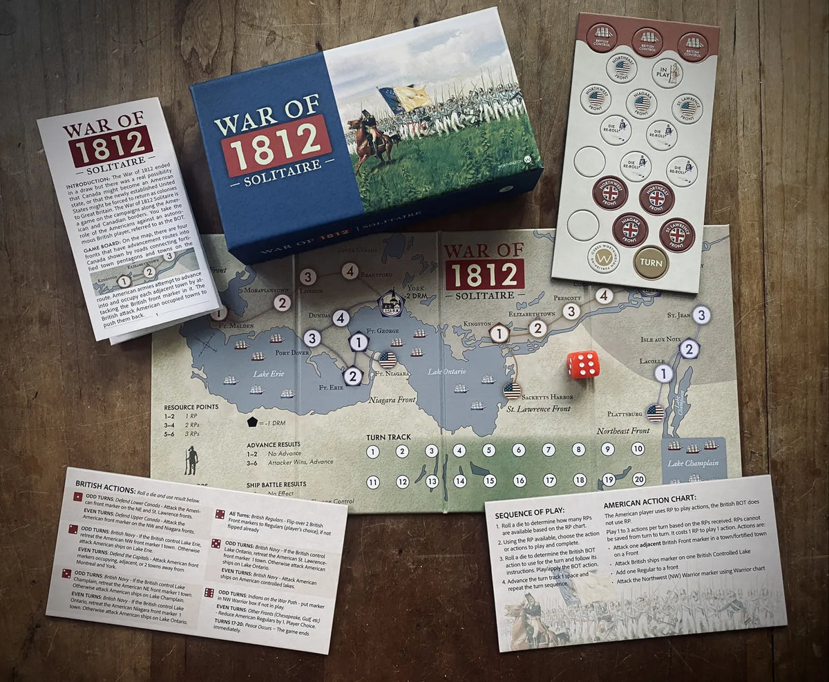 War of 1812 - Solitaire Travel Game