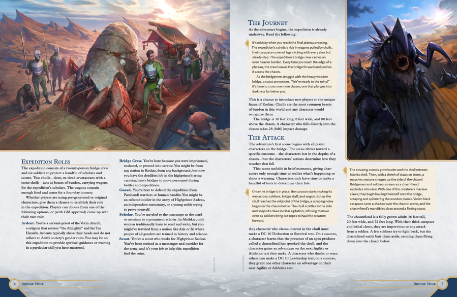 Cosmere RPG Stormlight Bridge Nine