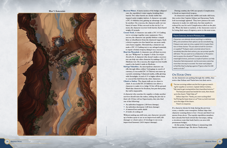 Cosmere RPG Stormlight Bridge Nine