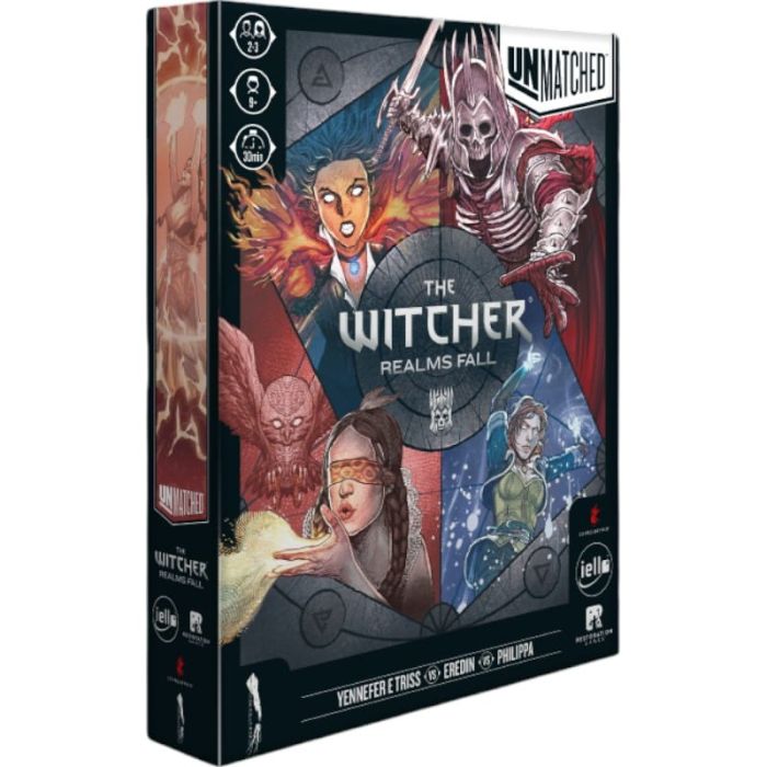 Unmatched - The Witcher Realms Fall + Steel and Silver + Miniatura | Con Carte Foil