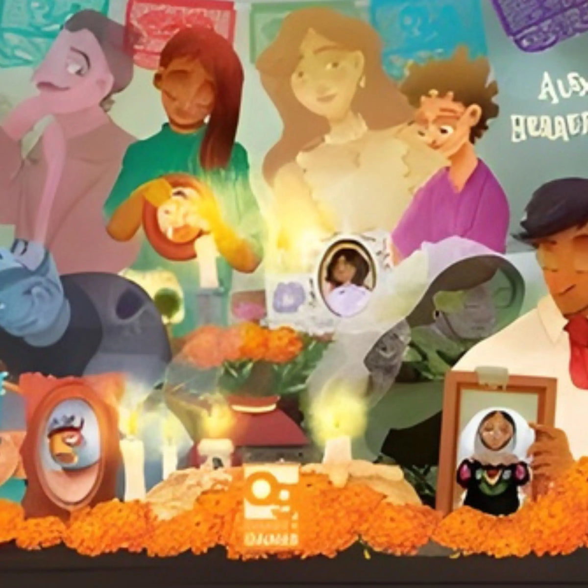 Copertina di Ofrenda, gioco di Orlando Sá e André Santos, illustrato da Álex Herrerías — Osprey Games
