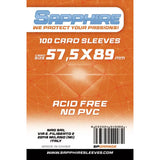 100 Bustine Sapphire Standard USA 57,5 × 89 mm – Arancione (57,5x89)