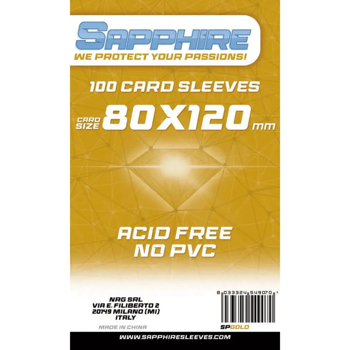 Bustine Sapphire 80 × 120 mm – Gold (80x120)