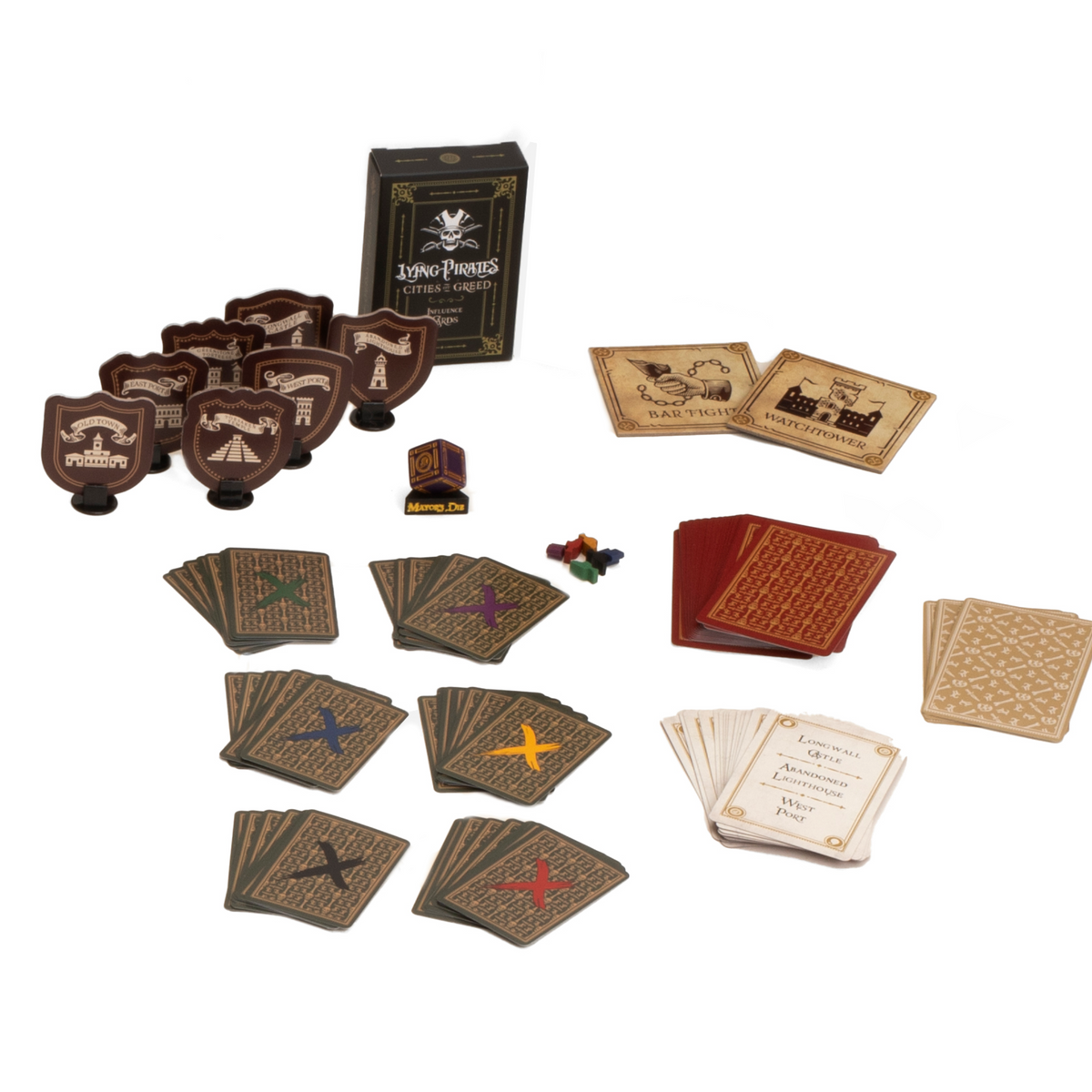 Lying Pirates - Deluxe Big Box - The Race for the Pirate Throne