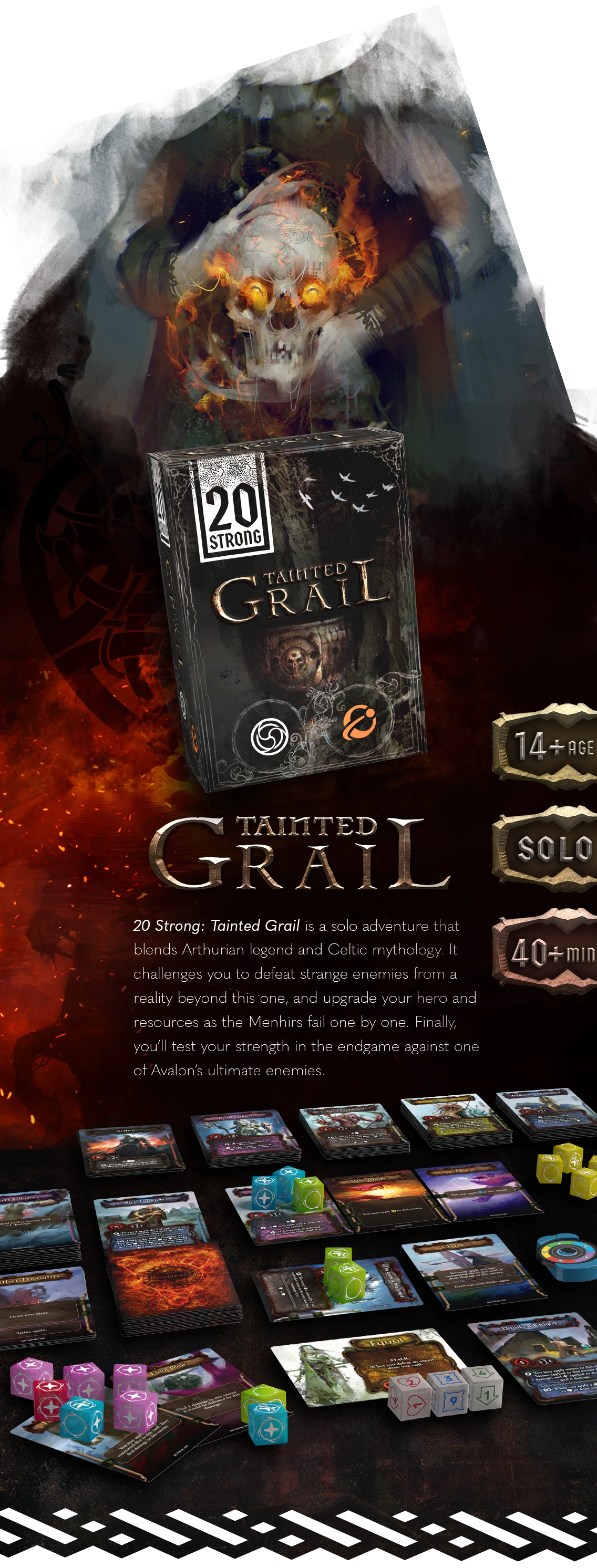 20 Strong Awaken Realms + Tainted Grail + Etherfields + Universal Hero Promo Pack - Vol. 4
