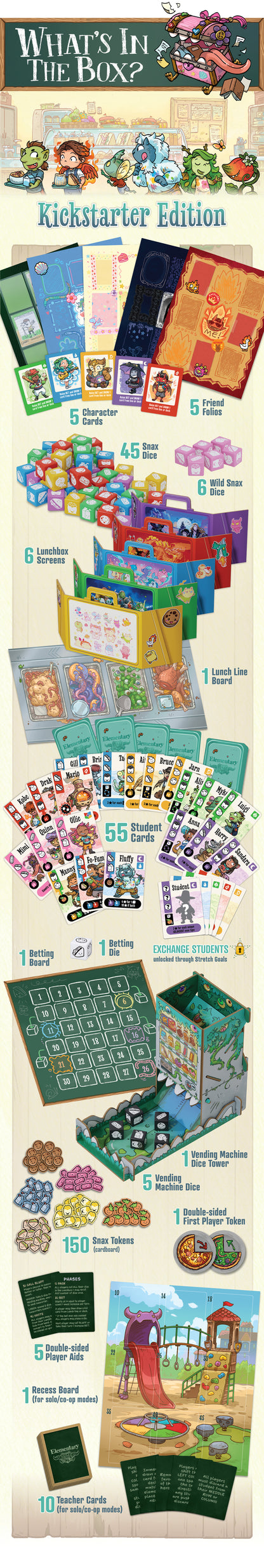 Elementary - Sack Lunch Con Stretch Goals