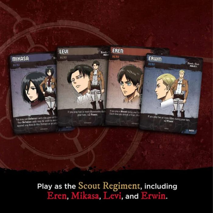 Attack on Titan - Deck-Building Game