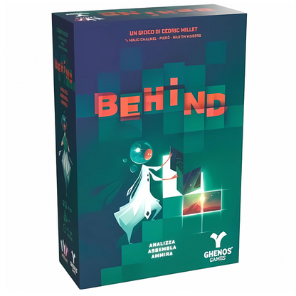 Behind
