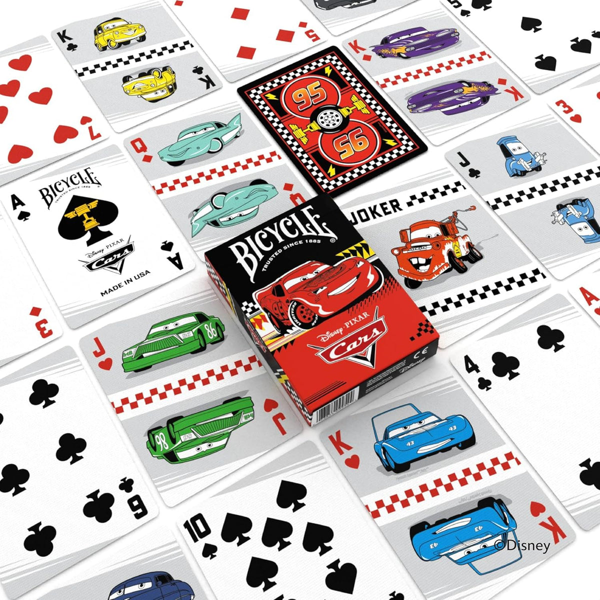 Bicycle Playing Cards Disney Cars