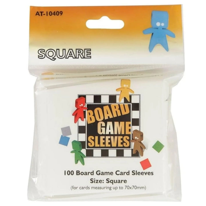 Board Game Sleeves Square 70x70 mm – Bustine trasparenti (100)