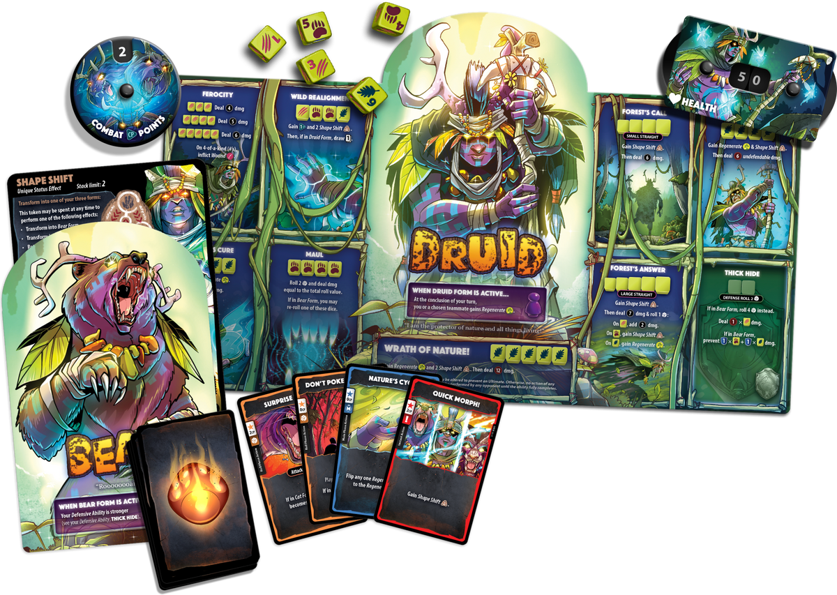 Dice Throne Hero Pack Druid