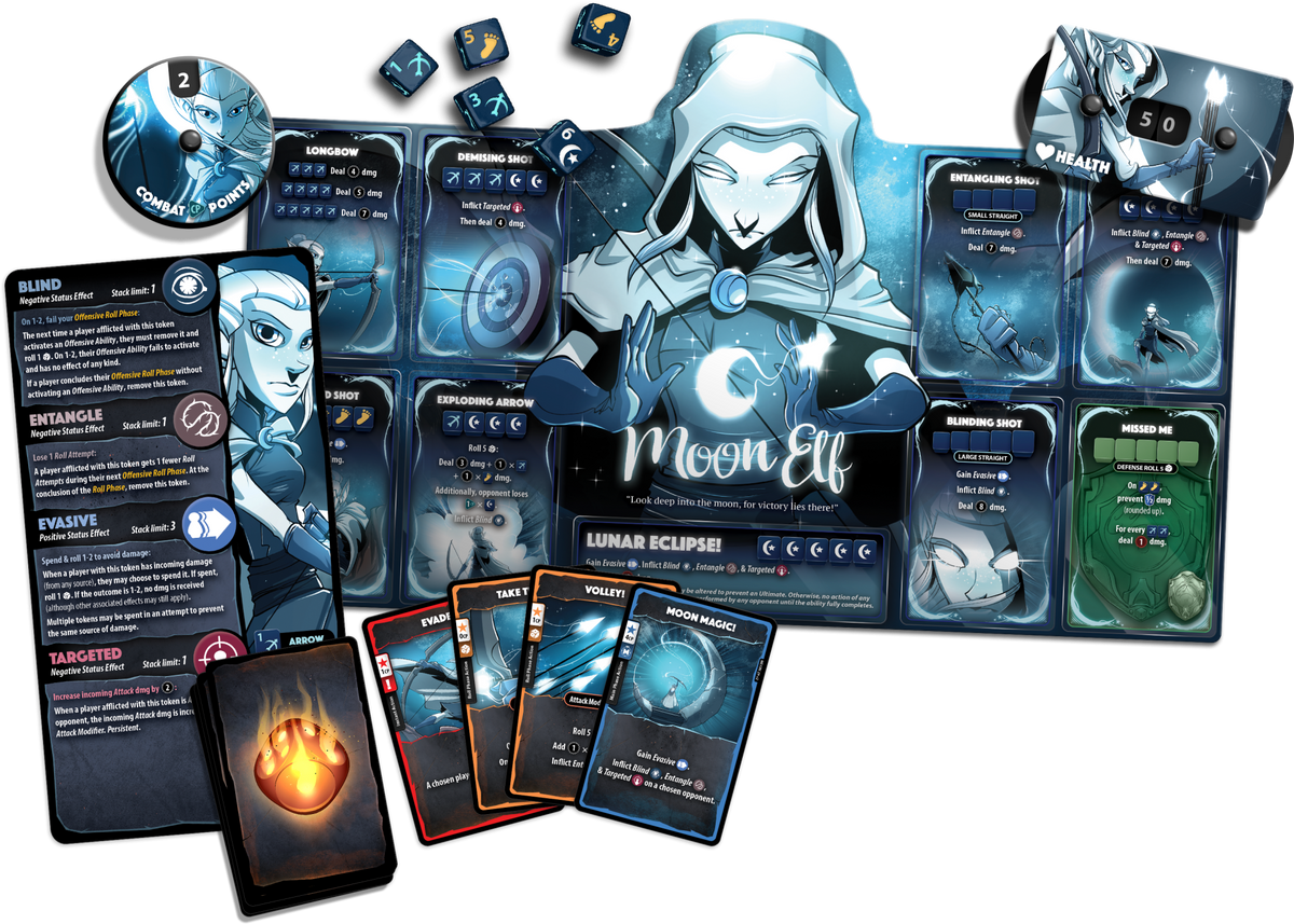 Dice Throne Hero Pack Moon Elf