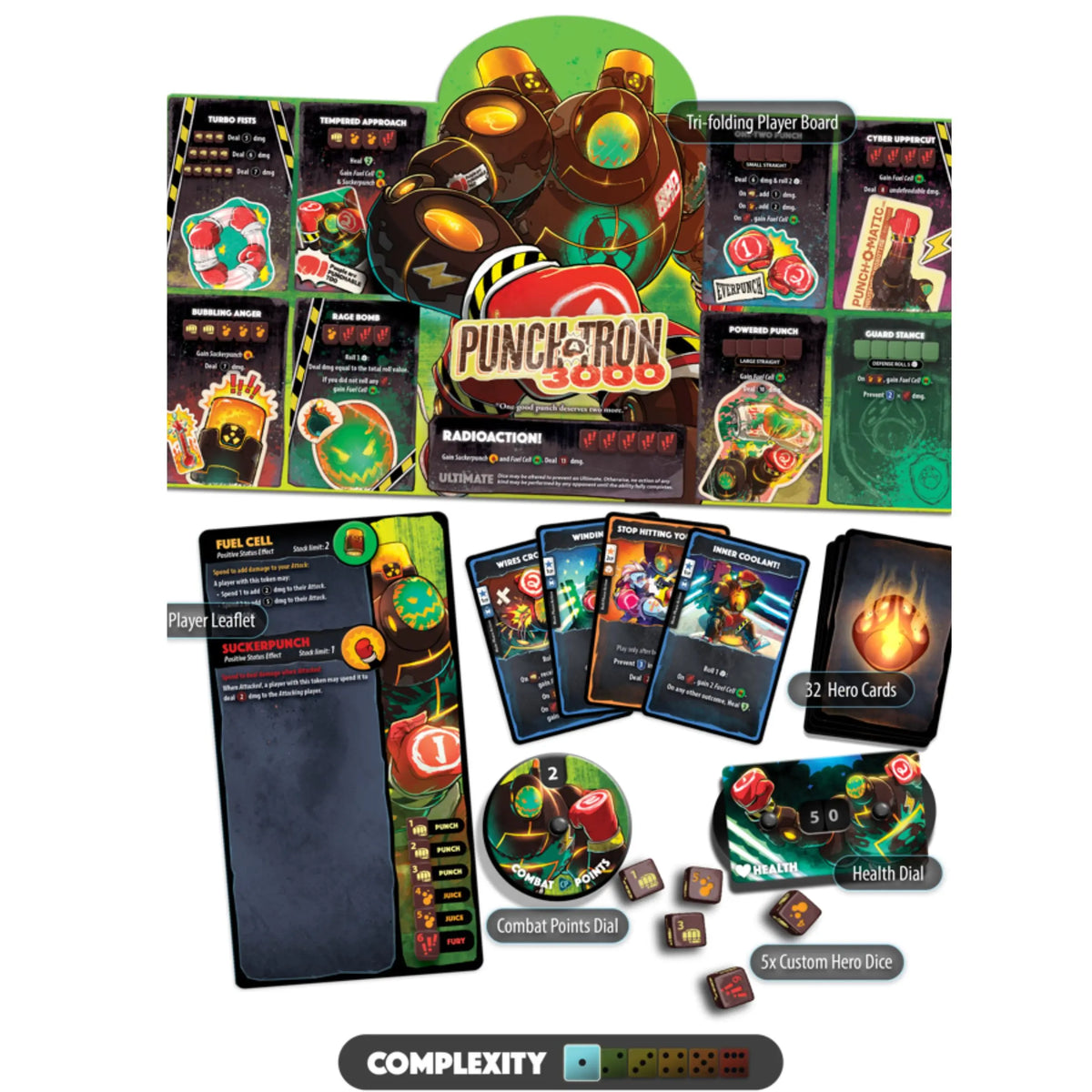 Dice Throne Hero Pack Punch-A-Tron 3000