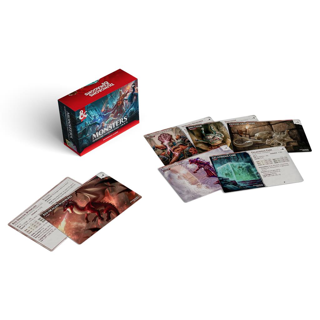 Dungeons & Dragons Trove 8 Monster Cards CR 2-5
