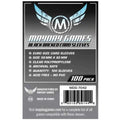 Euro Card Sleeve -Black Backed (Pack of 100) -59 MM X 92 MM
