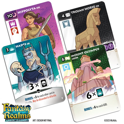 Fantasy Realms: Greek Legends + Promo Card