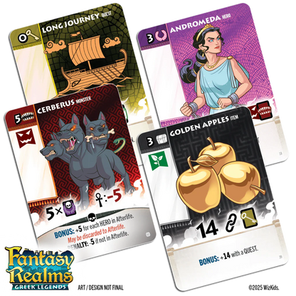 Fantasy Realms: Greek Legends + Promo Card