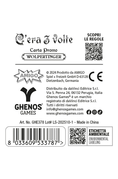 C'era 3 volte — Carta promo Wolpertinger