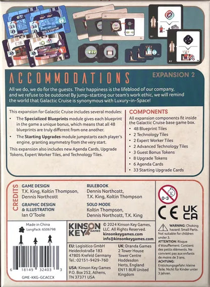 Galactic Cruise - Accommodations
