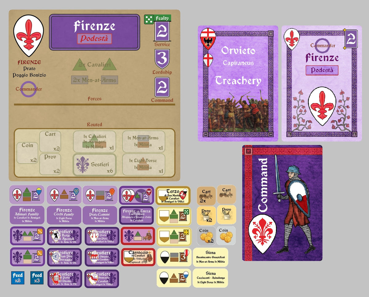 Inferno - Guelphs and Ghibellines Vie for Tuscany, 1259-1261