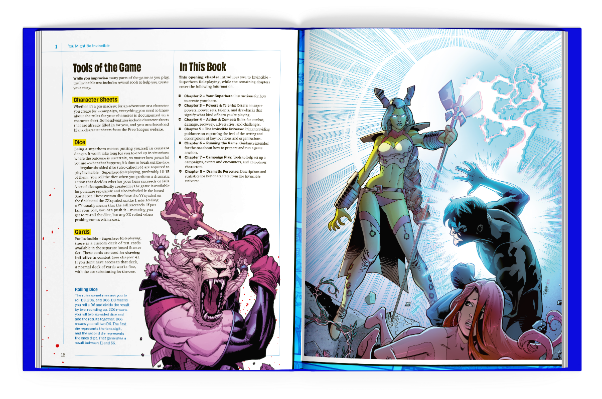 Invincible Superhero RPG Core Rulebook 