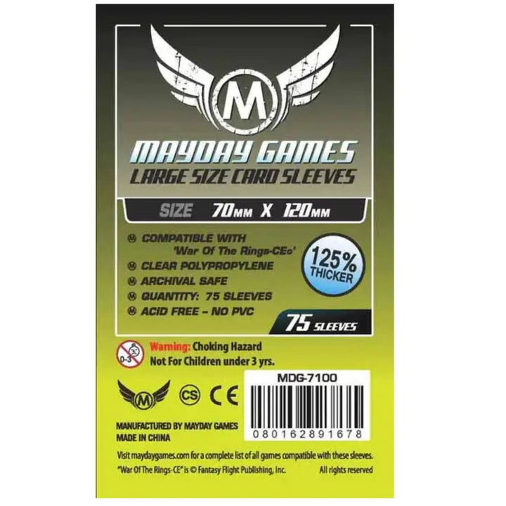 Large Tarot Card Sleeves (70x120mm) - Premium (75/pack)