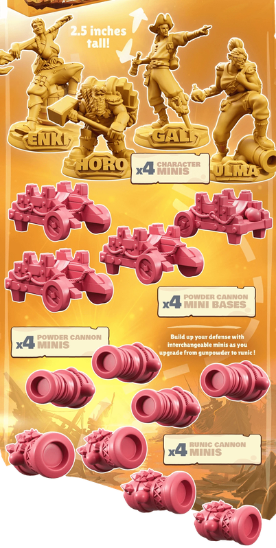 Legends of the Seas Miniatures & Artefact Deluxe Upgrade