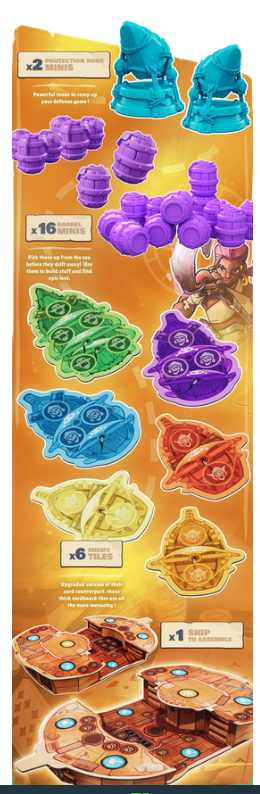 Legends of the Seas Miniatures & Artefact Deluxe Upgrade