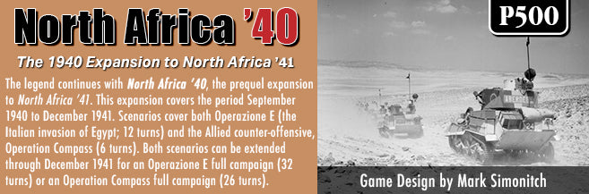 North Africa '40 - The 1940 Expansion to North Africa '41