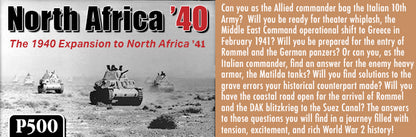 North Africa '40 - The 1940 Expansion to North Africa '41