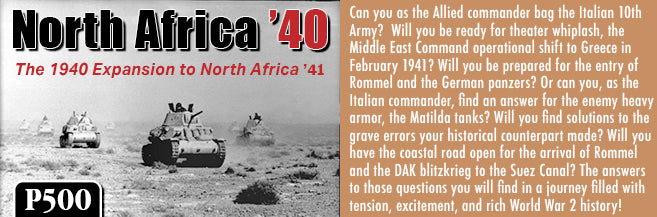 North Africa '40 - The 1940 Expansion to North Africa '41